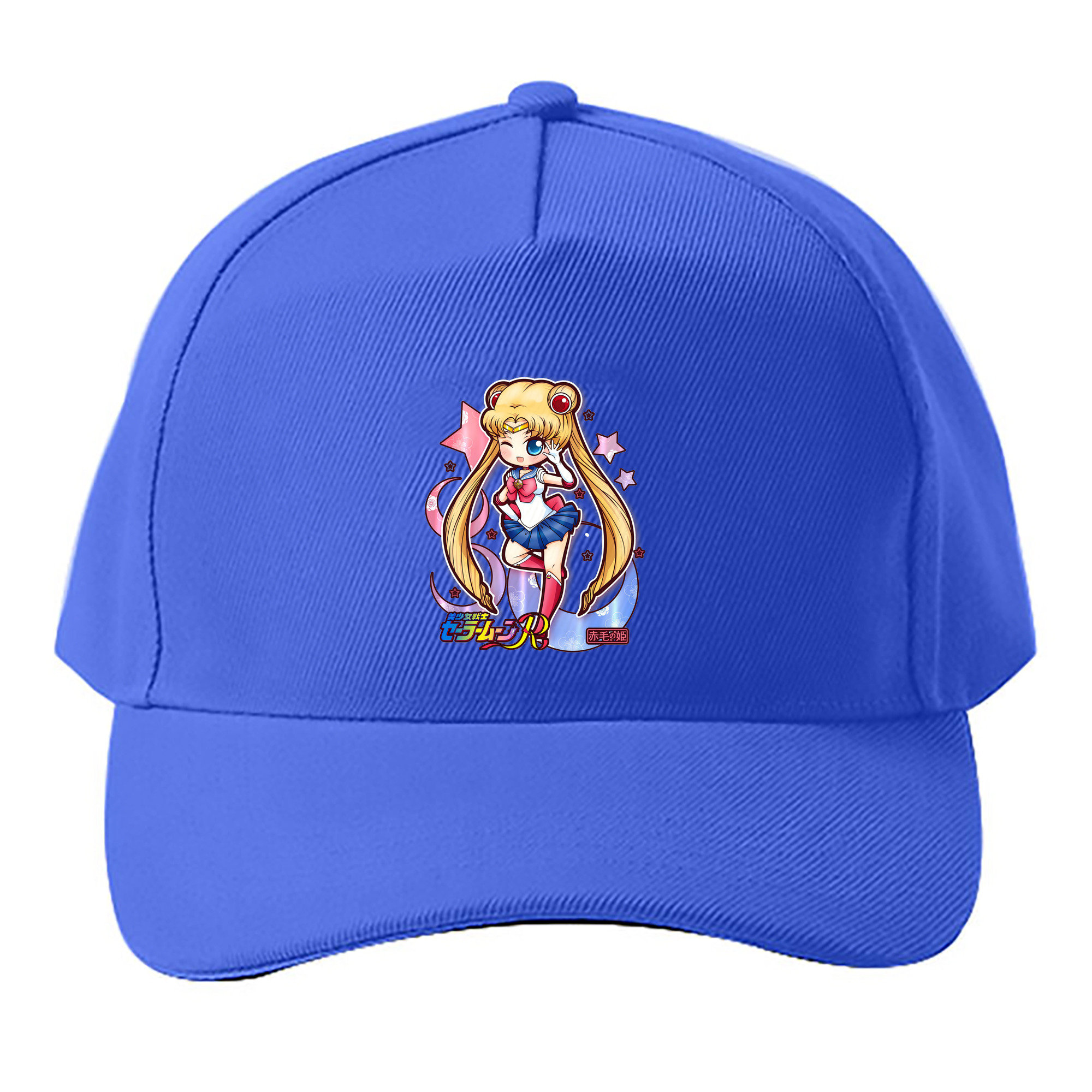 （画像用） 美少女戦士セーラームーン 月野 うさぎ つきの うさぎ Sailor Moon Tsukino Usagi ベースボールキャップ 綿100％ 男女兼用 帽子 スポーツ
